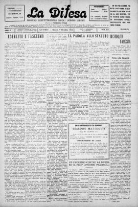La Difesa [jornal], a. 3, n. 122. São Paulo-SP, 09 dez. 1926.