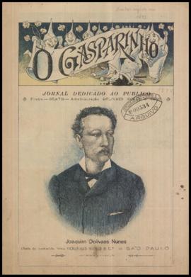 O Gasparinho [jornal], [s/n]. São Paulo-SP, [1893].