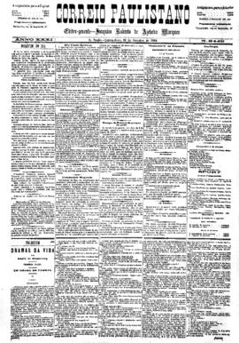 Correio paulistano [jornal], [s/n]. São Paulo-SP, 16 out. 1884.