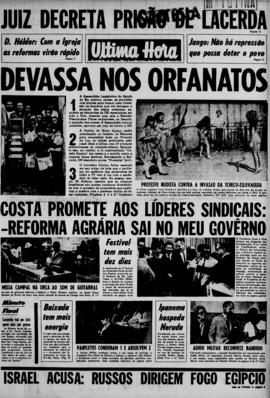 Última Hora [jornal]. Rio de Janeiro-RJ, 10 set. 1968 [ed. matutina].
