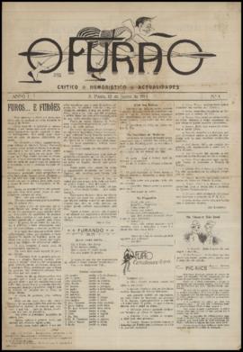 O Furão [jornal], a. 1, n. 1. São Paulo-SP, 13 jun. 1914.