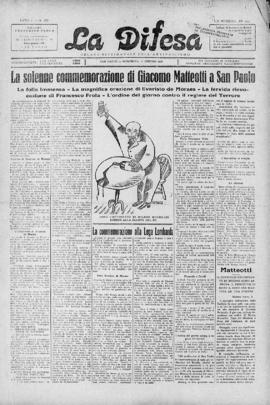 La Difesa [jornal], a. 5, n. 222. São Paulo-SP, 17 jun. 1928.