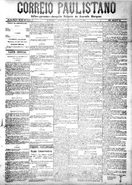 Correio paulistano [jornal], [s/n]. São Paulo-SP, 24 nov. 1886.