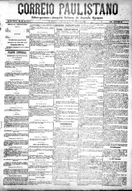 Correio paulistano [jornal], [s/n]. São Paulo-SP, 18 dez. 1886.