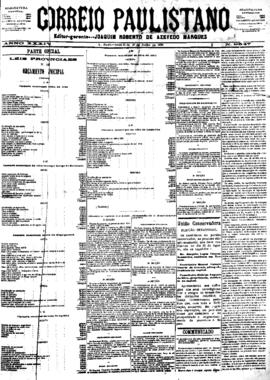 Correio paulistano [jornal], [s/n]. São Paulo-SP, 29 jun. 1888.