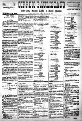 Correio paulistano [jornal], [s/n]. São Paulo-SP, 23 set. 1885.