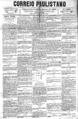 Correio paulistano [jornal], [s/n]. São Paulo-SP, 20 mar. 1882.