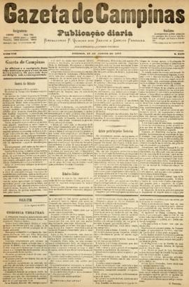 Gazeta de Campinas [jornal], a. 8, n. 1108. Campinas-SP, 19 ago. 1877.