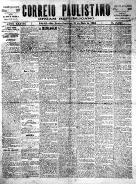 Correio paulistano [jornal], [s/n]. São Paulo-SP, 15 mai. 1892.