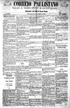 Correio paulistano [jornal], [s/n]. São Paulo-SP, 20 fev. 1880.