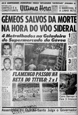 Última Hora [jornal]. Rio de Janeiro-RJ, 13 dez. 1965 [ed. matutina].