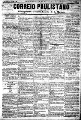 Correio paulistano [jornal], [s/n]. São Paulo-SP, 15 fev. 1883.