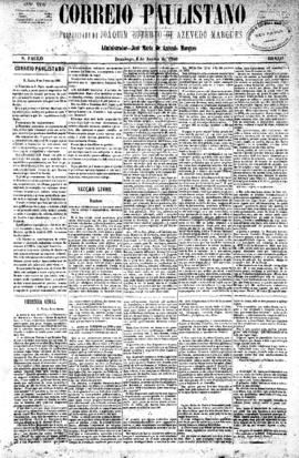 Correio paulistano [jornal], [s/n]. São Paulo-SP, 06 jun. 1880.