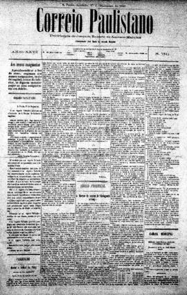 Correio paulistano [jornal], [s/n]. São Paulo-SP, 17 dez. 1881.