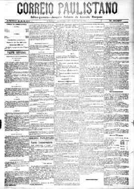 Correio paulistano [jornal], [s/n]. São Paulo-SP, 22 dez. 1886.