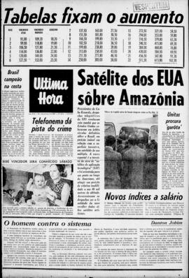 Última Hora [jornal]. Rio de Janeiro-RJ, 07 nov. 1967 [ed. vespertina].
