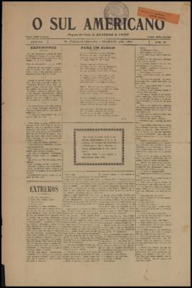 O Sul americano [jornal], a. 3, n. 22. São Paulo-SP, mar. 1911.