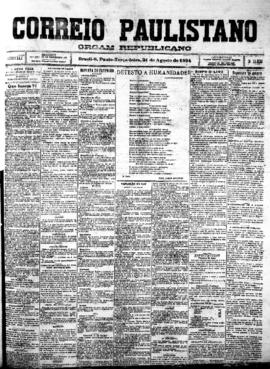 Correio paulistano [jornal], [s/n]. São Paulo-SP, 21 ago. 1894.