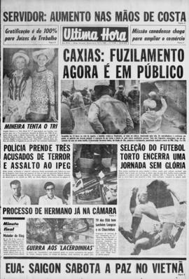 Última Hora [jornal]. Rio de Janeiro-RJ, 13 nov. 1968 [ed. matutina].