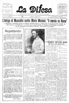 La Difesa [jornal], a. 6, n. 314. São Paulo-SP, 22 jun. 1930.