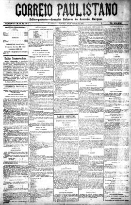 Correio paulistano [jornal], [s/n]. São Paulo-SP, 23 jan. 1887.