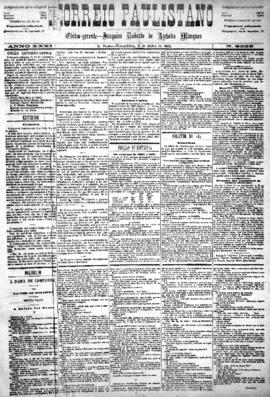 Correio paulistano [jornal], [s/n]. São Paulo-SP, 08 jul. 1884.