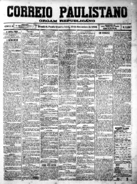 Correio paulistano [jornal], [s/n]. São Paulo-SP, 19 set. 1894.