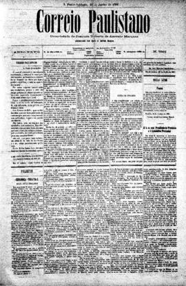 Correio paulistano [jornal], [s/n]. São Paulo-SP, 18 jun. 1881.