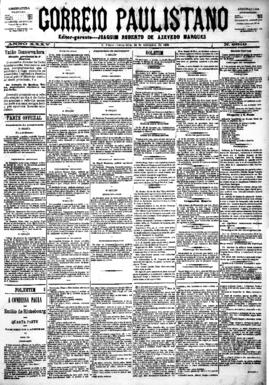 Correio paulistano [jornal], [s/n]. São Paulo-SP, 25 set. 1888.