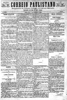 Correio paulistano [jornal], [s/n]. São Paulo-SP, 21 dez. 1880.