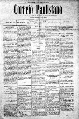 Correio paulistano [jornal], [s/n]. São Paulo-SP, 11 jun. 1881.