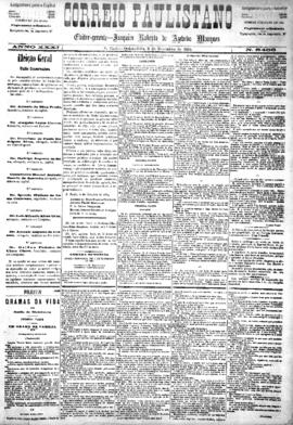 Correio paulistano [jornal], [s/n]. São Paulo-SP, 06 nov. 1884.