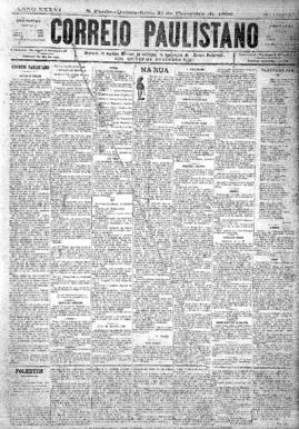 Correio paulistano [jornal], [s/n]. São Paulo-SP, 27 fev. 1890.