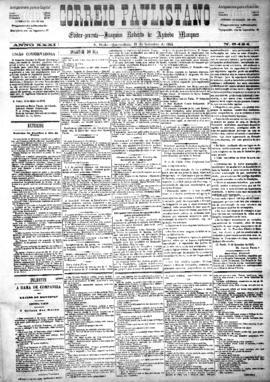 Correio paulistano [jornal], [s/n]. São Paulo-SP, 17 set. 1884.