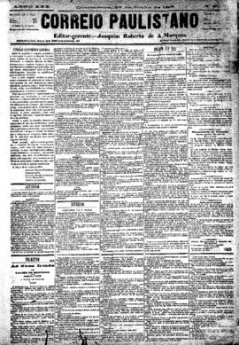 Correio paulistano [jornal], [s/n]. São Paulo-SP, 27 jun. 1883.