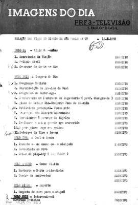 TV Tupi [emissora]. Diário de São Paulo na T.V. [programa]. Roteiro [televisivo], 16 jul. 1959.