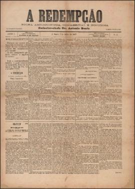 A Redempção [jornal], a. 1, n. 51. São Paulo-SP, 07 jul. 1887.
