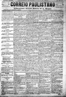 Correio paulistano [jornal], [s/n]. São Paulo-SP, 13 nov. 1883.