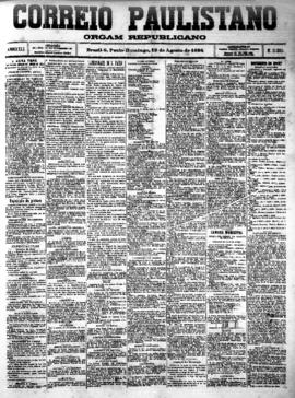 Correio paulistano [jornal], [s/n]. São Paulo-SP, 19 ago. 1894.