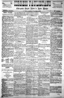 Correio paulistano [jornal], [s/n]. São Paulo-SP, 22 mai. 1885.