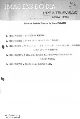 TV Tupi [emissora]. Revista Feminina [programa]. Roteiro [televisivo], 17 jan. 1964.
