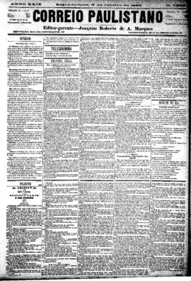 Correio paulistano [jornal], [s/n]. São Paulo-SP, 08 jan. 1883.