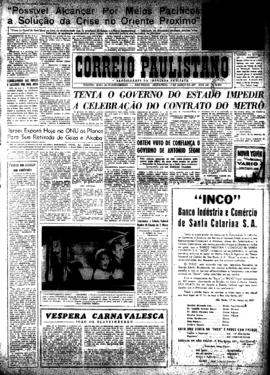Correio paulistano [jornal], [s/n]. São Paulo-SP, 01 mar. 1957.