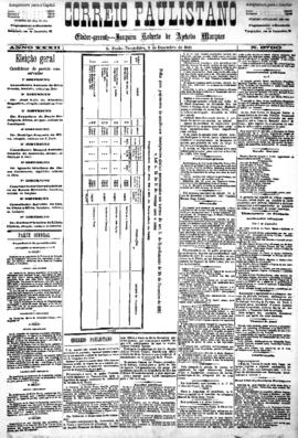 Correio paulistano [jornal], [s/n]. São Paulo-SP, 08 dez. 1885.