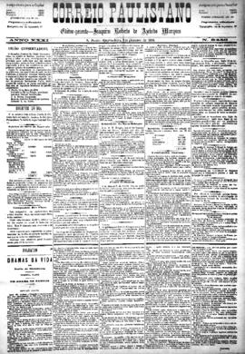 Correio paulistano [jornal], [s/n]. São Paulo-SP, 01 out. 1884.