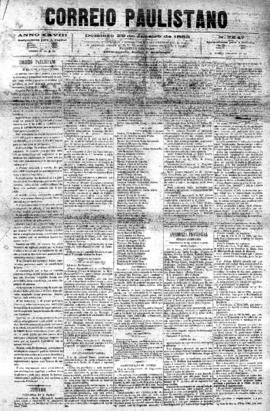 Correio paulistano [jornal], [s/n]. São Paulo-SP, 29 jan. 1882.