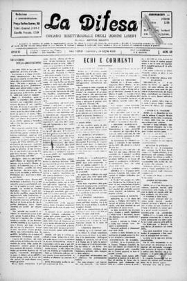 La Difesa [jornal], a. 3, n. 83. São Paulo-SP, 18 jul. 1926.