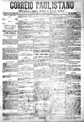 Correio paulistano [jornal], [s/n]. São Paulo-SP, 14 dez. 1886.