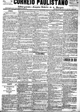 Correio paulistano [jornal], [s/n]. São Paulo-SP, 13 mar. 1883.