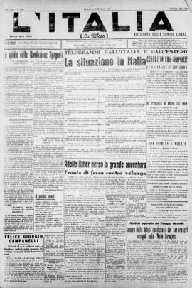 La Difesa [jornal], a. 7, n. 386. São Paulo-SP, 23 dez. 1931.